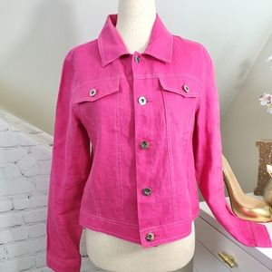 Alexander Bartlett Linen Jacket Sz S